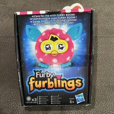 FURBY furblings - Pink Weiß gepunktet Hasbro 2014 mit Verpackung   Englisch