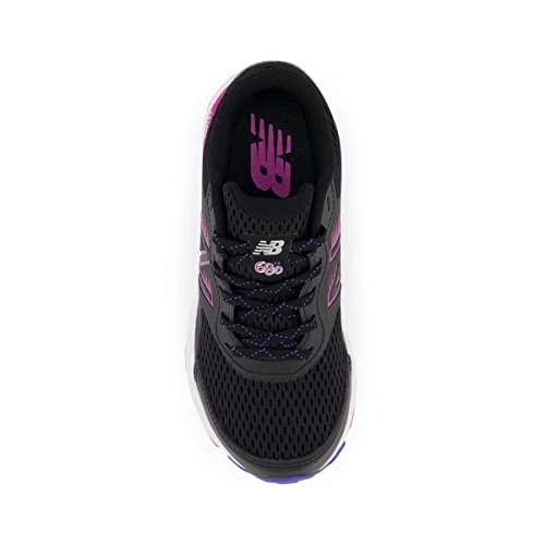 NEW BALANCE NIÑOS 680 V6 CORDONES NEGRO/MAGENTA POP/AURA TALLA 11 NIÑOS PEQUEÑOS Foto 4 de 4