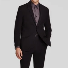 Kenneth Cole Mens NAVY/RED Techni Slim Suit Jacket 36 R NEW $495 COKK2FBZ0021