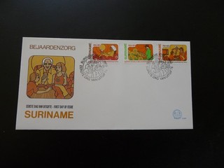 Christmas FDC Suriname 1980