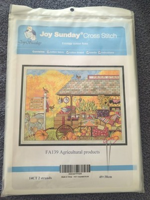 Joy Sunday Cross Stitch Kit FA139 Agricultural Products 49x38cm Autumn Fall 