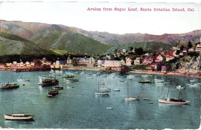 Santa Catalina, California - Avalon from Sugar Loar