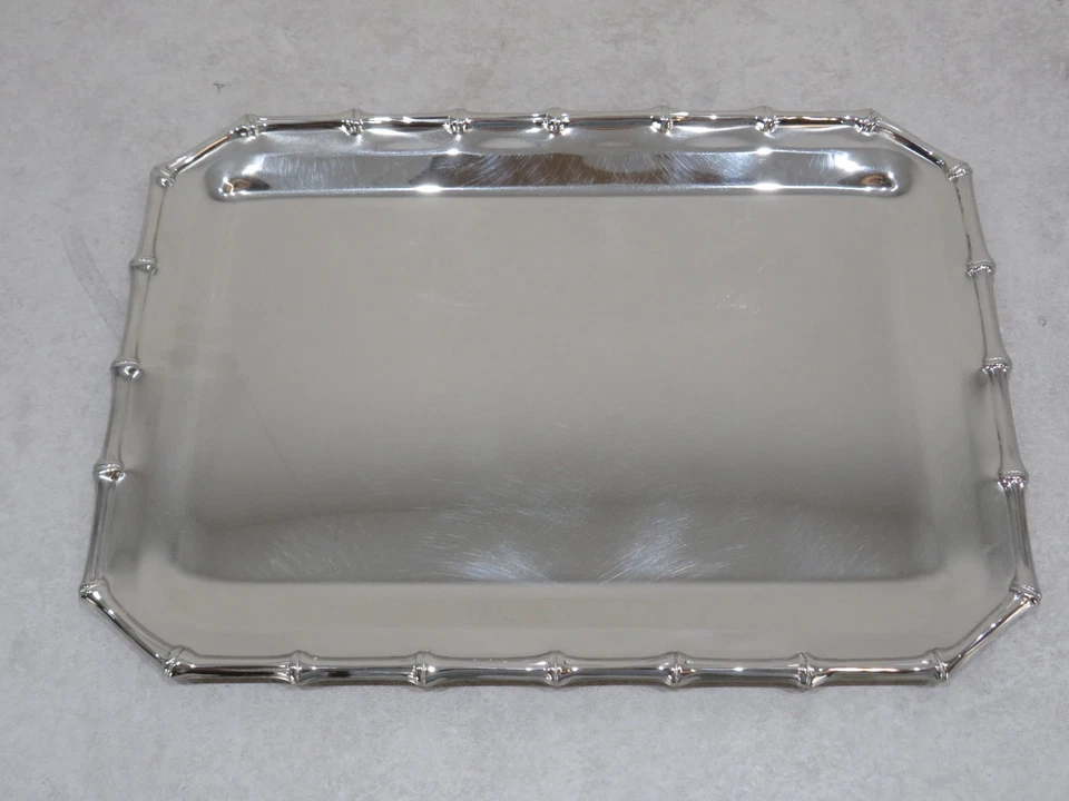Vintage Farberware Stainless Steel Rectangular Serve Tray H1160 - Image 2 of 4