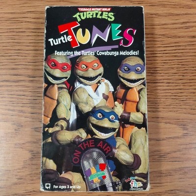 Teenage Mutant Ninja Turtles - Turtle Tunes (VHS, 1994) RARE Video Tape TMNT 