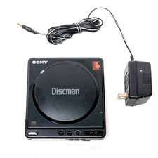    Vintage Sony Discman D-4 Portable w/ Power Supply - TESTED WORKING   
