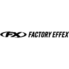 Factory Effex 14-94024 Die-Cut Sticker - 5ft. Logo - Factory Effex - Black