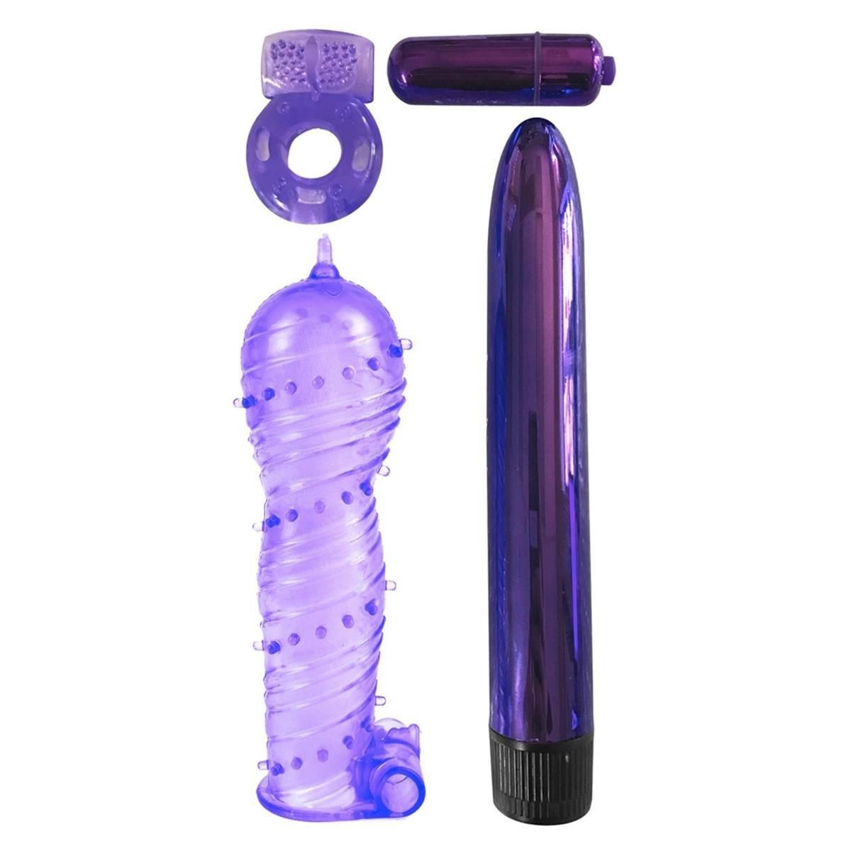 Sexspielzeug Sextoy Set Ultimate Pleasure Couple’s Kit Sextoys für Paare Lila