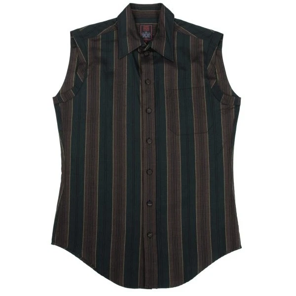 Camisa Jean Paul GAULTIER CLASSIQUE Rayón Algodón Rayas Sin Mangas Talla 48 (K-... Foto 4 de 4