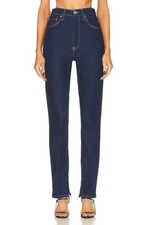 RE/DONE Super High Drainpipe Jeans in Rigid Like 25 New Womens Denim Pants