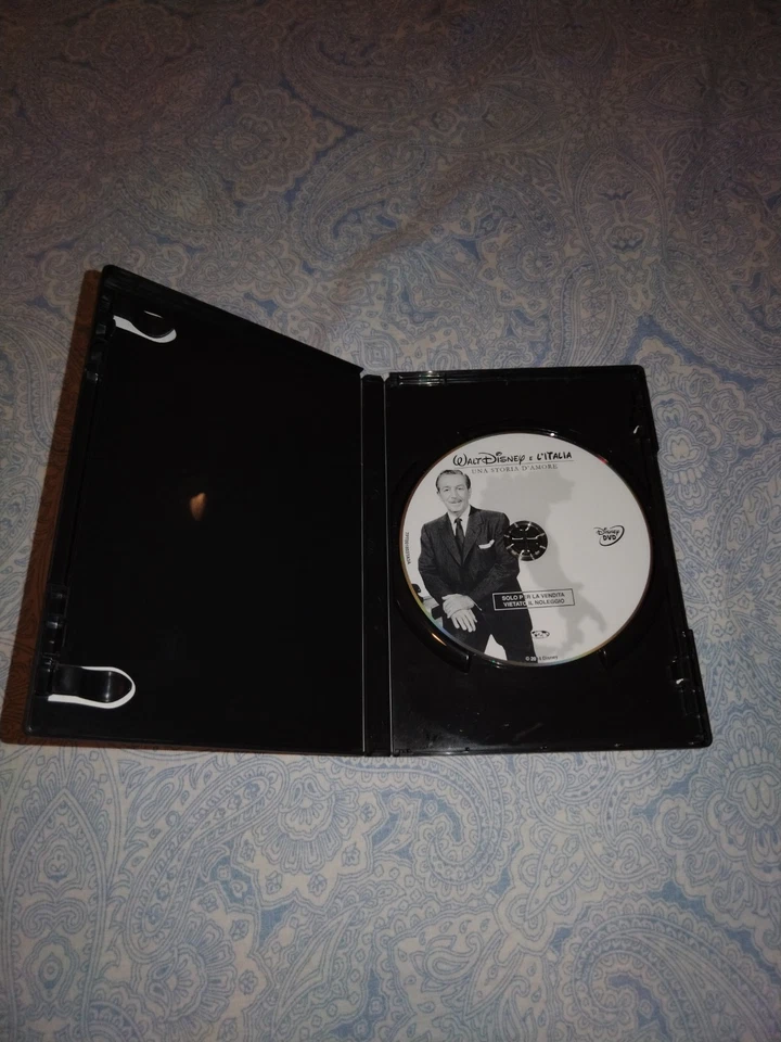 WALT DISNEY E L'ITALIA UNA STORIA D'AMORE DVD RARO FUORI CATALOGO TESTATO 2014 - Immagine 2 di 4