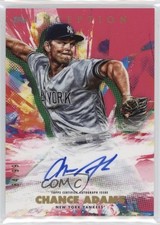 2020 Topps Inception Rookies & Emerging Stars Magenta /99 Chance Adams Auto 12sd