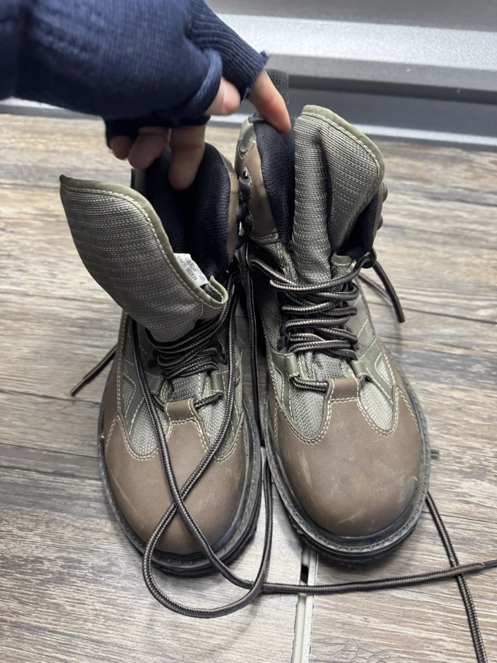 Allen Company Granite River Wading Boot, Felt Sole, Gray Mens Size 9 - Image 2 of 4