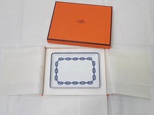 Assiette carrée Hermès