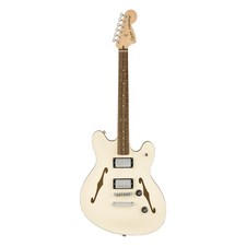 Squier Affinity Starcaster Deluxe OWT Olympic White - E-Gitarre
