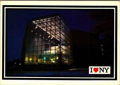 University of Rochester Wilson Commons Nighttime Postcard