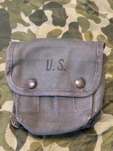 1943 USMC Jungle First Aid Medical Kit Pouch M2 Army WW2 Vietnam War Military US