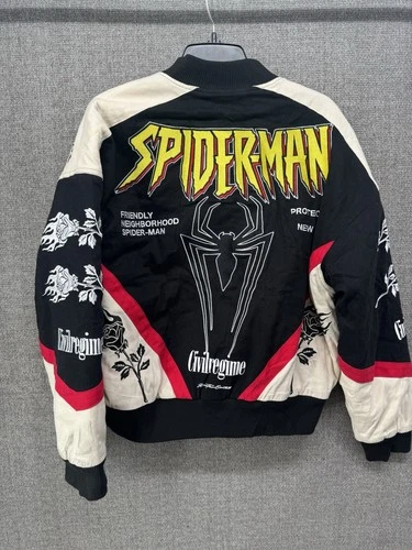 Civil Regime x SpiderMan Racing Jacket Size Small, READ image 6