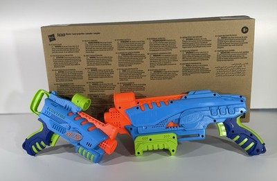 NERF Elite Jr Ultimate Starter Set   2 Easy Play Blaster + 15 Nerf Darts, Kids