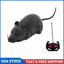 Remote Control RC Mouse Rat Wireless Mice For Cat Dog Pet Toy Novelty Gift's US