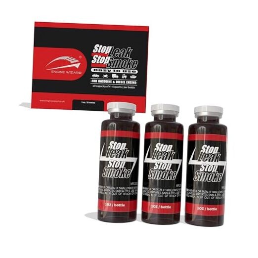 Engine Oil Stop Leak (3 oz) Re-seal Engine Treatment, Stop Leaks and Stop 