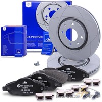 ATE Powerdisc Bremsscheiben Ø283 +BremsbelÄGe Vorne FÜR Peugeot 308 3008