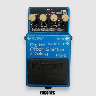 Boss PS-2 Digital Pitch Shifter Delay Guitar Effects Pedal tested working