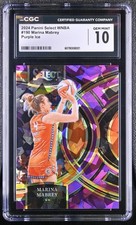 2024 Panini Select WNBA - Premier Level Marina Mabrey #190 Purple Ice Prizm /149