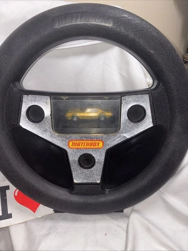 Vintage Matchbox 1983 20 Car Collector's Case Steering Wheel