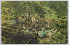 Hearst San Simeon State Historical Monument Photochrome Postcard
