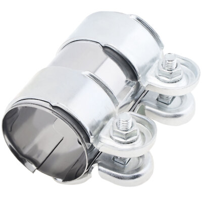 Exhaust Clamps Band Clamp 2'' Lap Joint for Exhaust Pipe Muffler Tube Connection