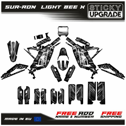 Sur-ron Light Bee Graphics Kit 21 Mil, Surron Wrap, Segway X260 Stickers, Decals - Picture 3 of 10