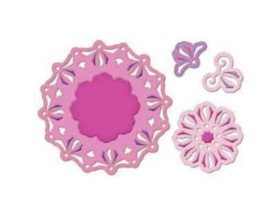 Spellbinders 4 Stanzplatten Shapeabilities Pendants Kaleidoscope