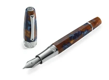 Montegrappa Extra Otto Lapis LE Celluloid Fountain Pen Medium 18kt nib MIB