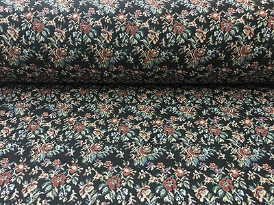 Gobelin Baumwolle Deko Möbelstoff Patchwork Stoff Vorhang Gardine Blumenmuster