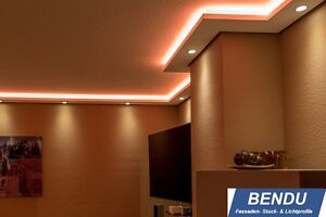 Led Stucco Strips Indirect Lighting Living Room Wall Ceiling Lichtvouten Profiles Ebay