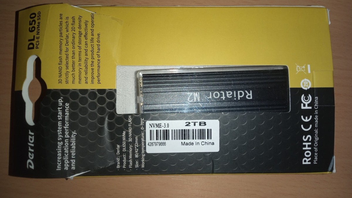 内蔵型SSD Derlar DL650 NVMe SSD 1TB 2280 Amazon.com: DERLAR