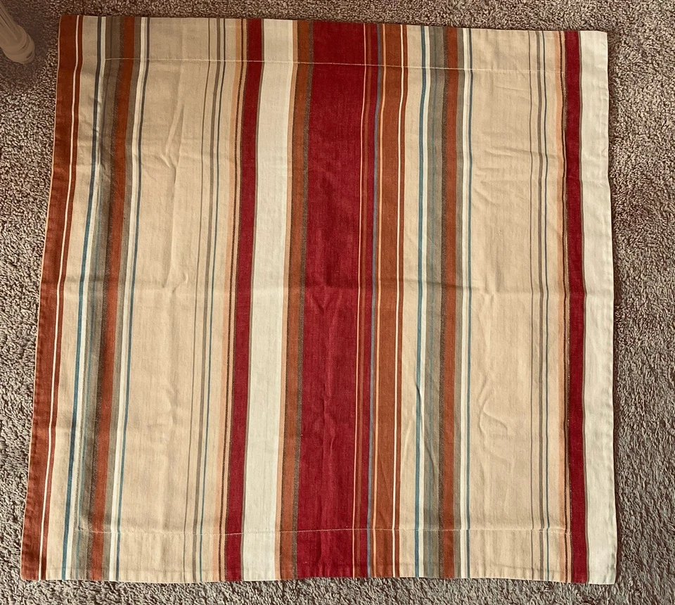 2 Pottery Barn EURO Pillow Covers Serape Stripe Southwest BOHO 30 x 30 - Image 3 of 3