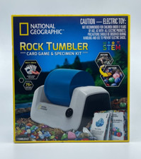 National Geographic Rock Tumbler Card Game Specimen Science Set