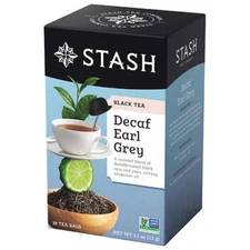 Stash Decaf Earl Grey Black Tea Bags - 18 Count