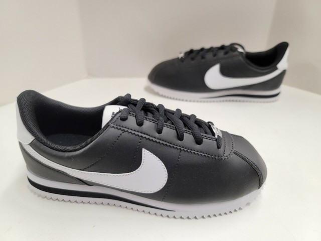 black and white nike cortez grade school