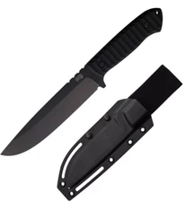 ZA-PAS Knives Expendable Fixed Knife 6.5" NMV 02 Carbon Tool Steel Blade G10