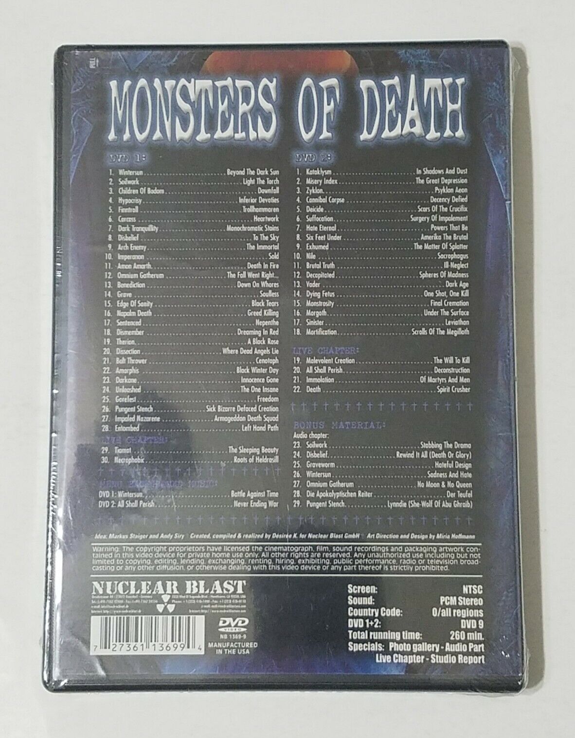 Monsters Of Death (DVD, 2005, 2-Disc Set) for sale online | eBay