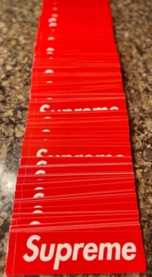 Supreme Box Logo Sticker Red 100% Authentic Brand New Ships Same Day ✉️