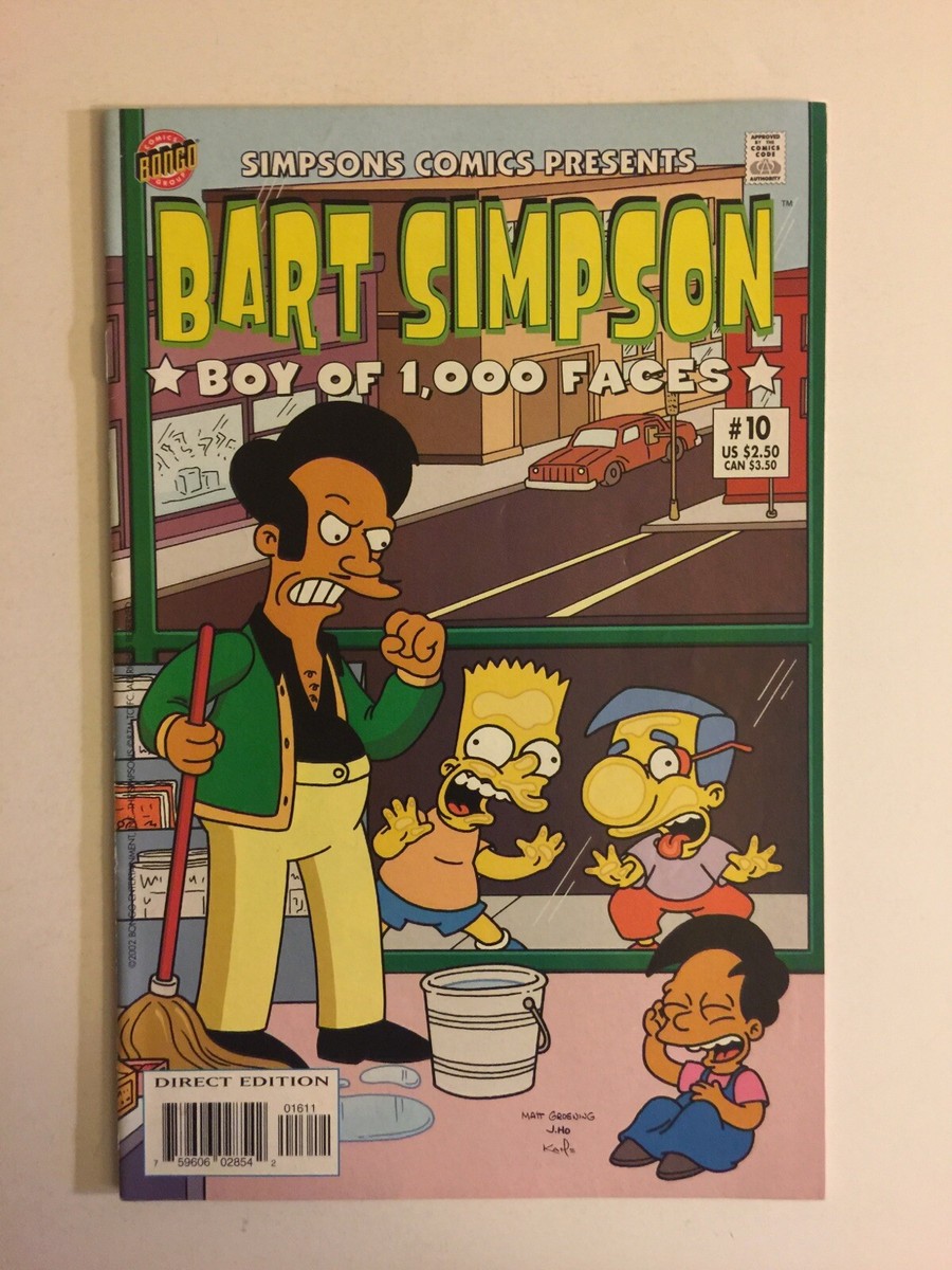 Simpsons Comic Presents Bart Simpson Boy Of 1,000 Faces #10