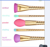 Limited Edition Tarte Make Believe In Yourself Magic Wands Makeup Brush Set 5pc Limited Edition Tarte Make Believe In Yourself Magic Wands Makeup Brush Set 5pc