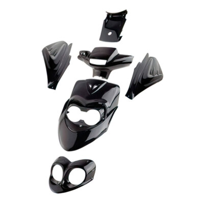 6 PIECE BLACK FAIRING KIT FOR YAMAHA 50 BWS SPY 1995-1998