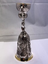 E8# Hochzeitsbecher Silber 800 punziert h: 20 cm Hanau Handarbeit