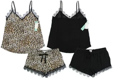 PJ Salvage Seeing Stars Sleep & Lounge Set Womens Sleepwear Cami/Short 2-Piece