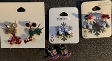 Christmas Earrings Claire's Variety Holiday Dangles  Posts