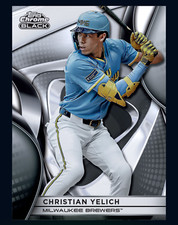 [DIGITAL CARD] Christian Yelich Topps Bunt 2025 Chrome Black UNCOMMON